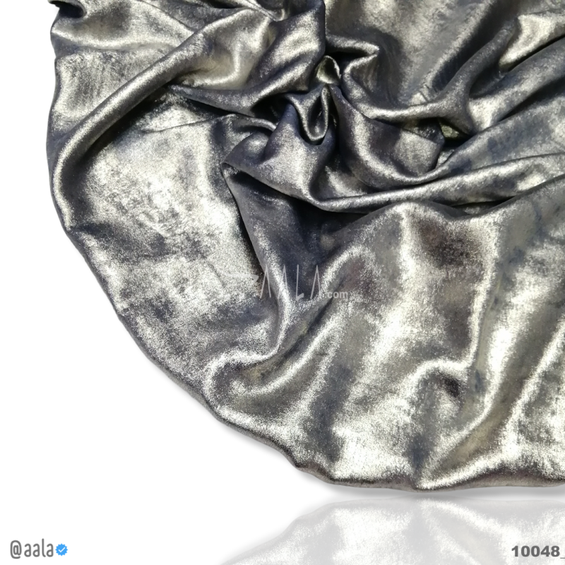 Dove-Shimmer Velvet Blend 58-Inches GREY Per-Metre 