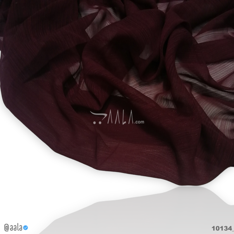 Truffle Georgette Blend 44-Inches DYED Per-Metre 