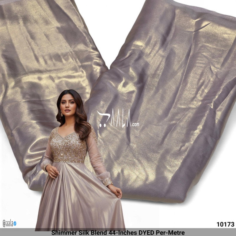 Shimmer Silk Blend 44-Inches DYED Per-Metre