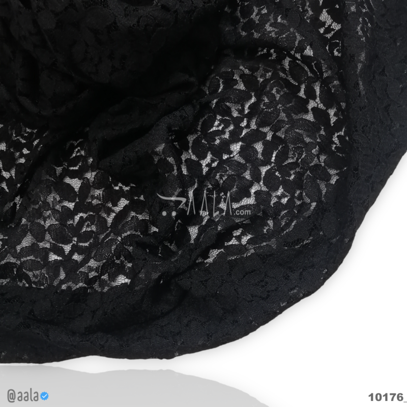 Lace-Net Net Nylon 44-Inches BLACK Per-Metre 