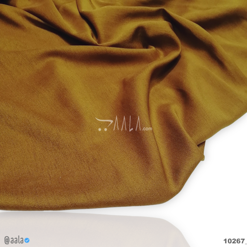 Luxe Silk Blend 58-Inches MUSTARD Per-Metre