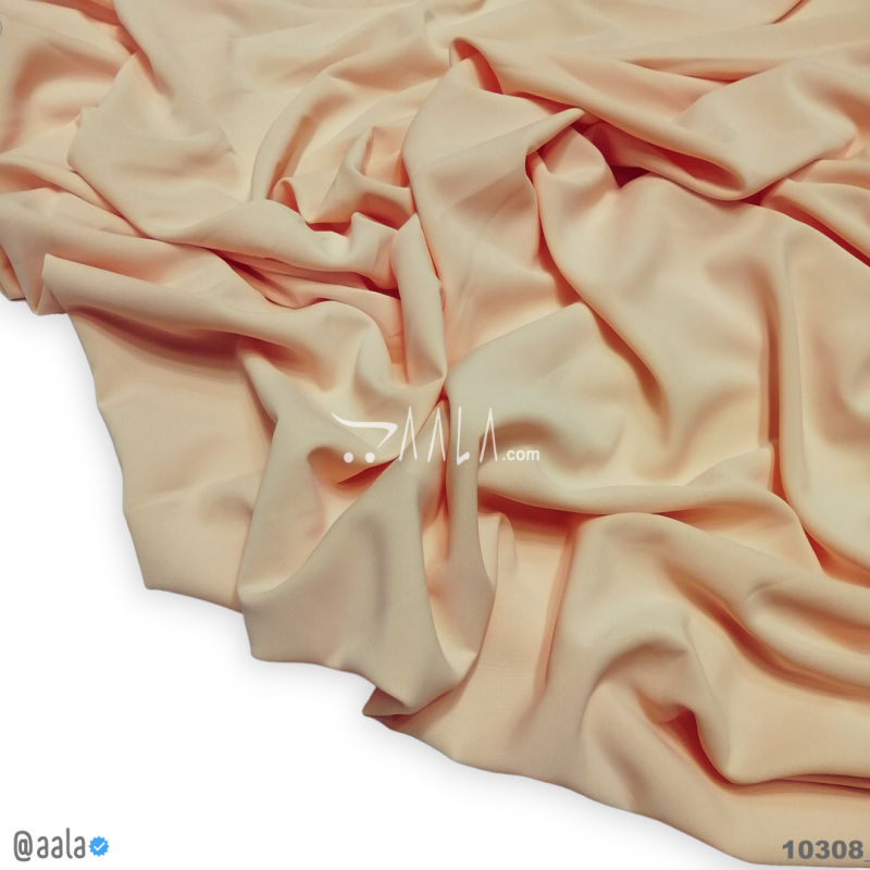 Supra Double-Georgette Blend 58-Inches PEACH Per-Metre 