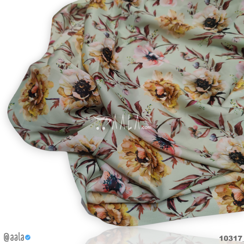 Printed Silk Blend 44-Inches PRINTED Per-Metre