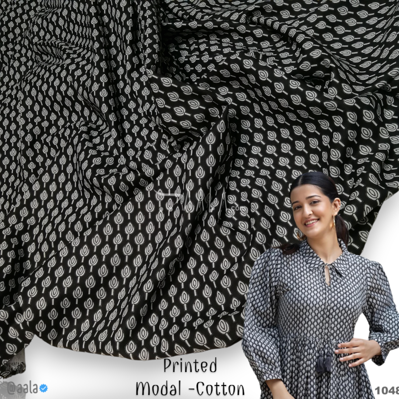 Digital-Print Cotton Modal-Cotton 58-Inches PRINTED Per-Metre 
