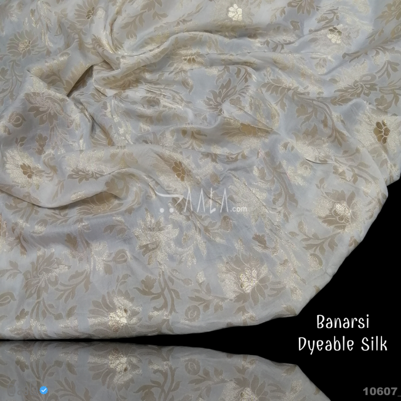 Banarsi-Upada Silk Viscose 44-Inches DYEABLE Per-Metre 