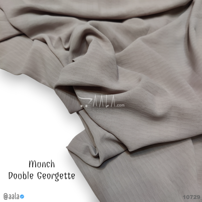 Munch Double-Georgette Blend 58-Inches PINK Per-Metre