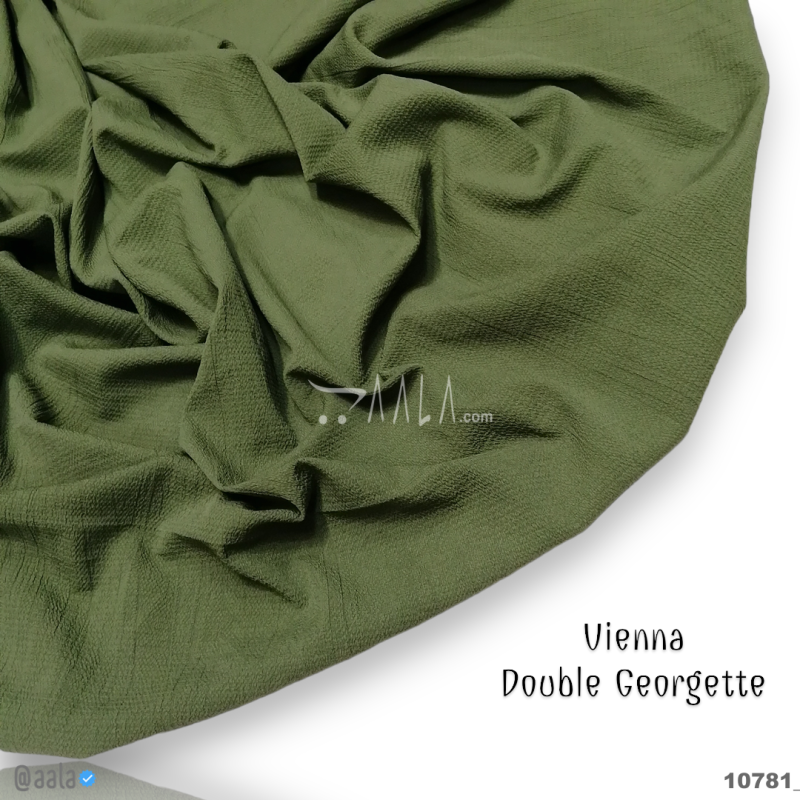 Vienna Double-Georgette Blend 58-Inches GREEN Per-Metre