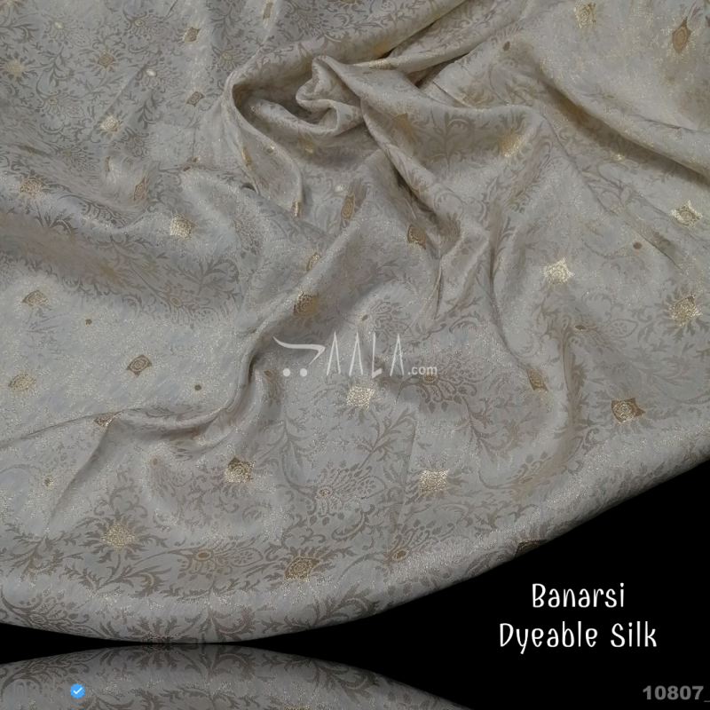 Banarsi-Upada Silk Viscose 44-Inches DYEABLE Per-Metre