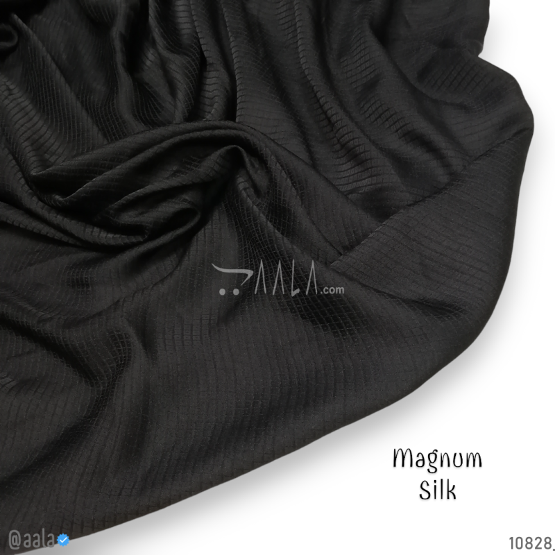 Magnum Silk Blend 44-Inches BLACK Per-Metre 