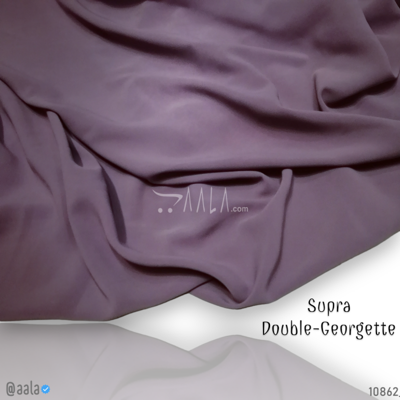 Supra Double-Georgette Blend 58-Inches CARROT Per-Metre 