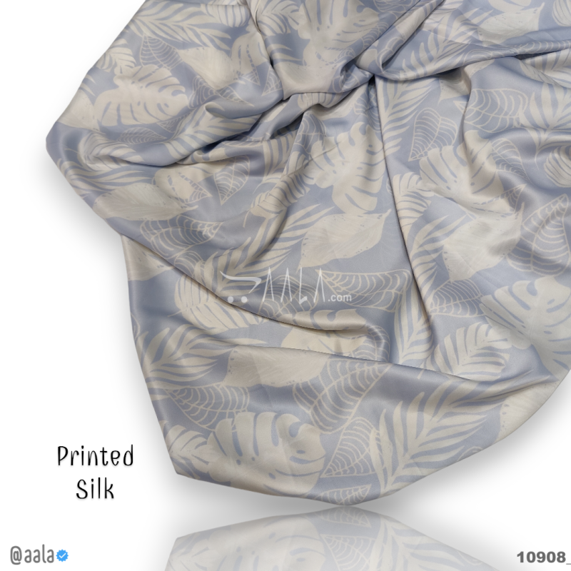 Printed Silk Blend 44-Inches PRINTED Per-Metre