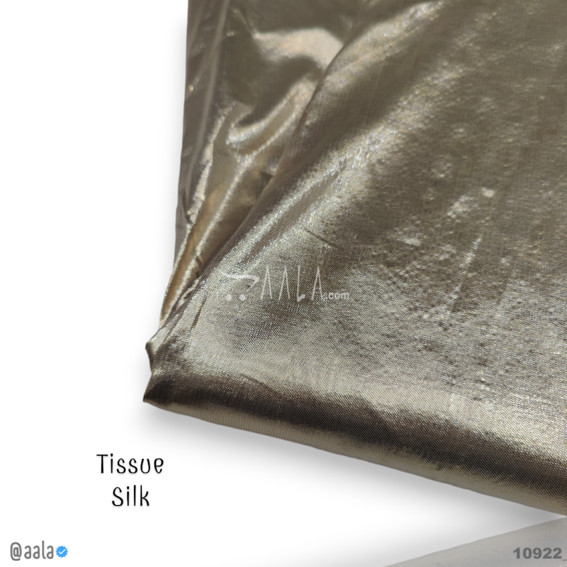 Tissue Silk Blend 44-Inches GOLD Per-Metre 