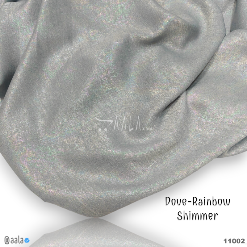 Dove-Rainbow Velvet Blend 58-Inches GREY Per-Metre