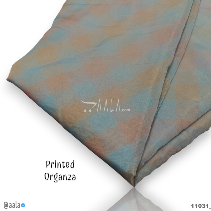 Printed Organza Blend 44-Inches PRINTED Per-Metre