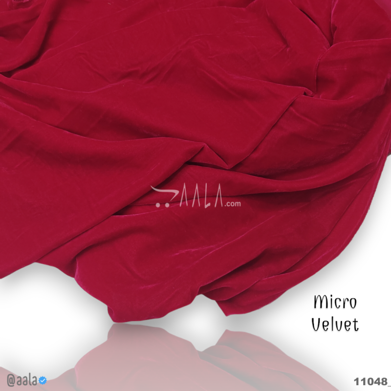 Micro-Plain Velvet Blend 58-Inches PINK Per-Metre