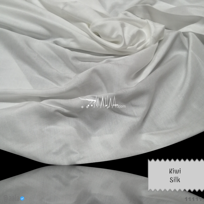 Kiwi Silk Viscose 44-Inches DYEABLE Per-Metre 