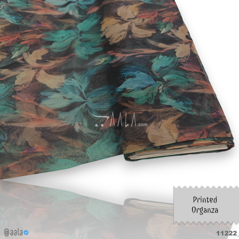Printed Organza Blend 44-Inches PRINTED Per-Metre