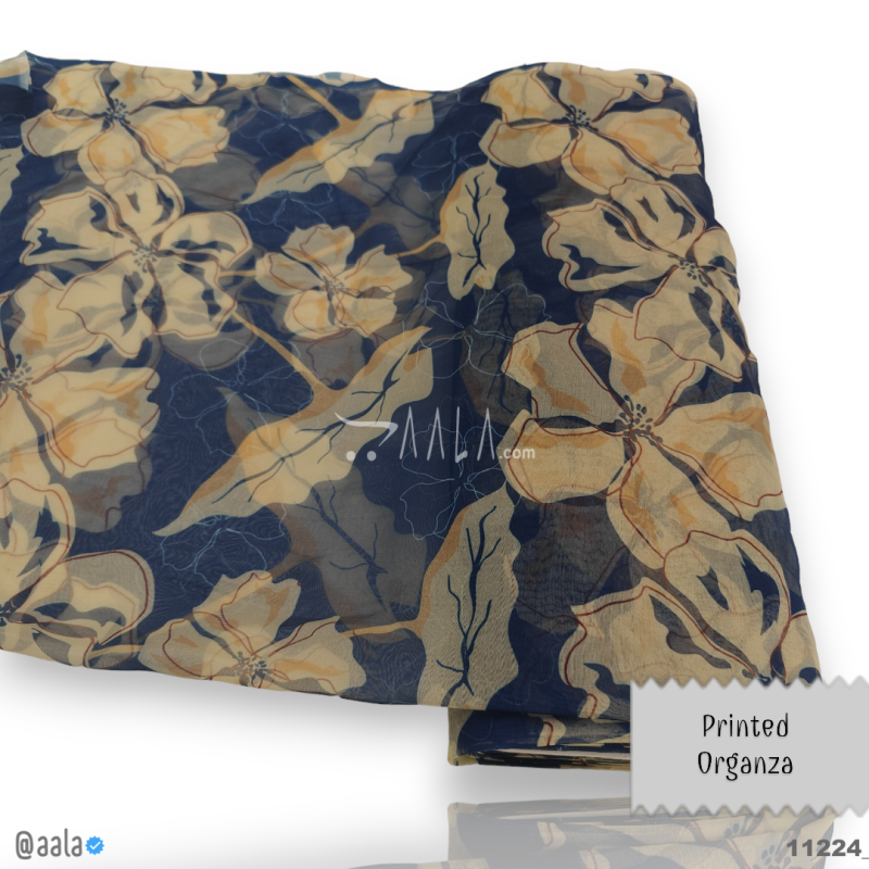 Printed Organza Blend 44-Inches PRINTED Per-Metre