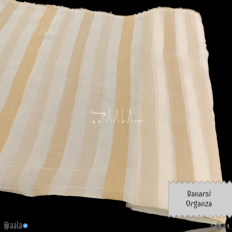 Banarsi Organza Viscose 44-Inches DYEABLE Per-Metre