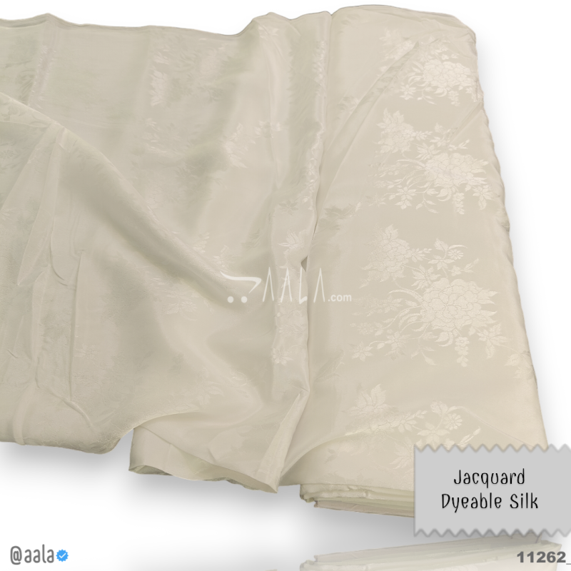 Jacquard Crepe Viscose 44-Inches DYEABLE Per-Metre 