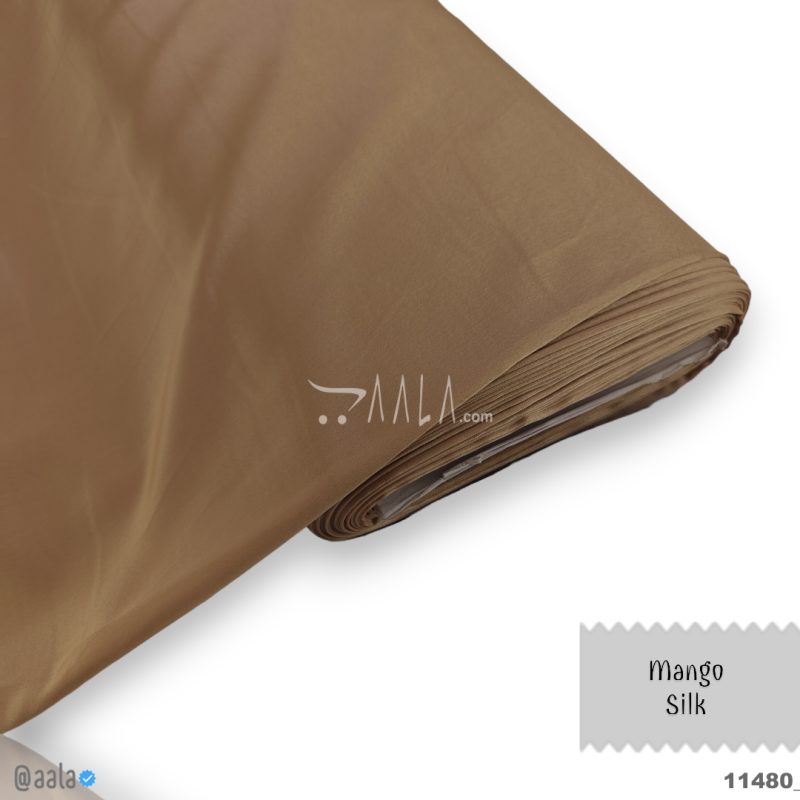 Mango Silk Blend 58-Inches PEACH Per-Metre