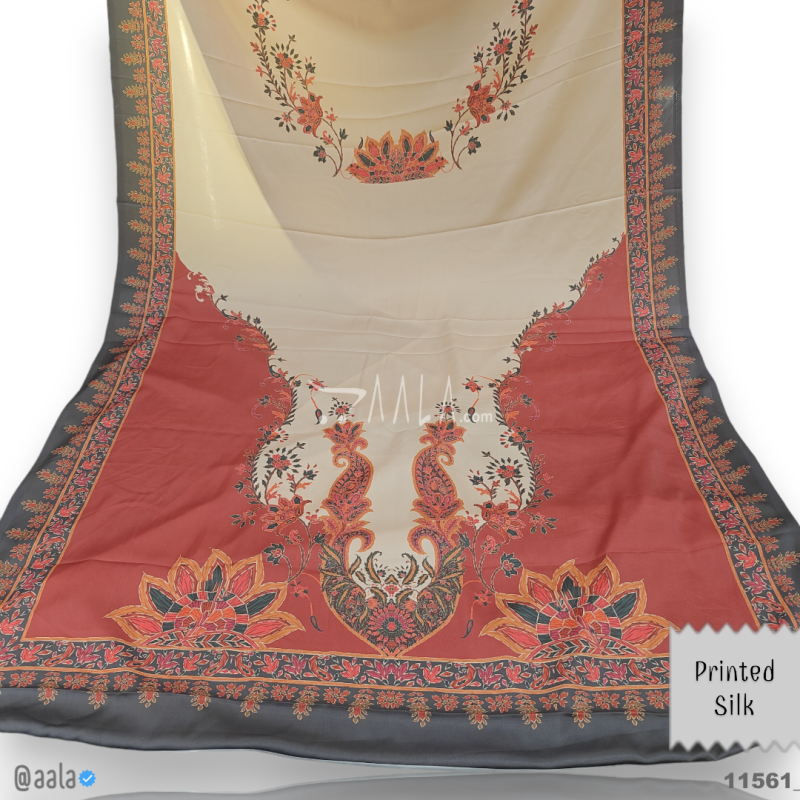 Printed Silk Blend 44-Inches PRINTED Per-Pc