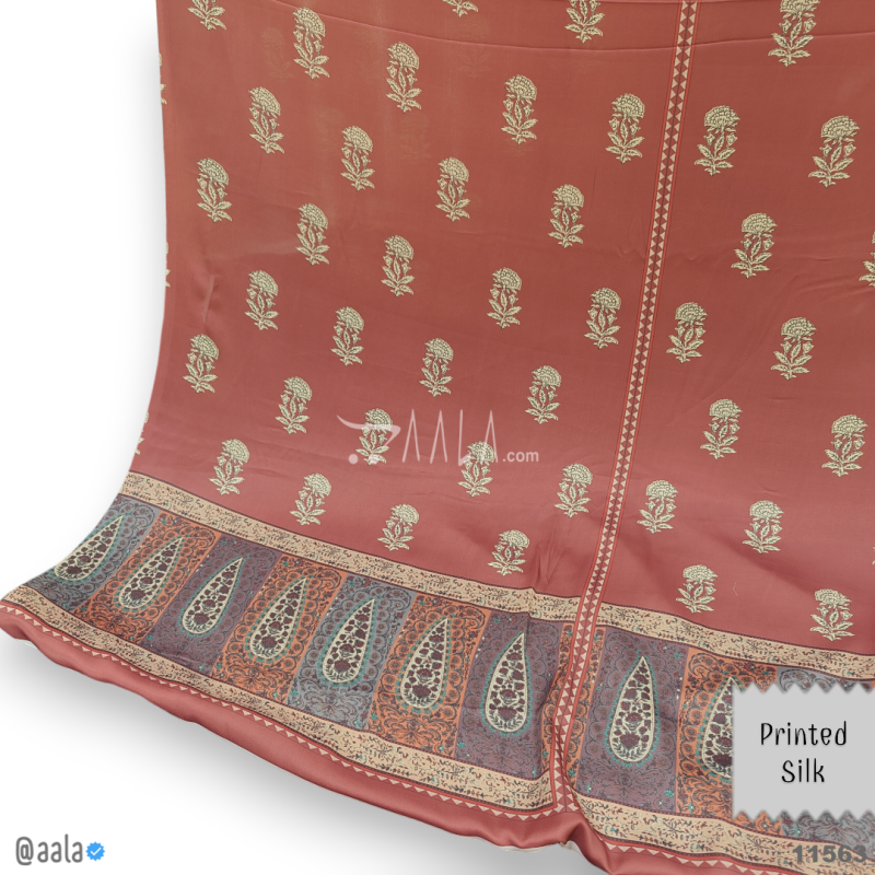 Printed Silk Blend 44-Inches PRINTED Per-Pc