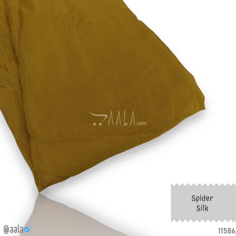 Spider Silk Blend 44-Inches MUSTARD Per-Metre