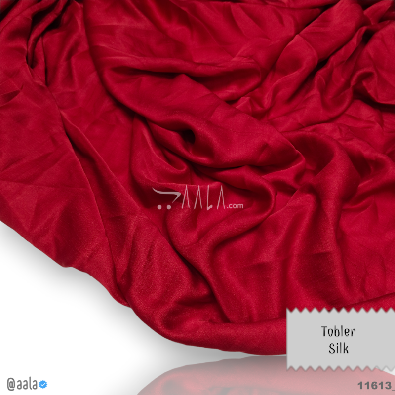 Tobler Silk Blend 44-Inches MAROON Per-Metre