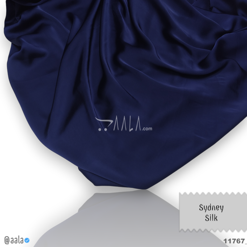 Sydney Silk Blend 58-Inches BLUE Per-Metre 