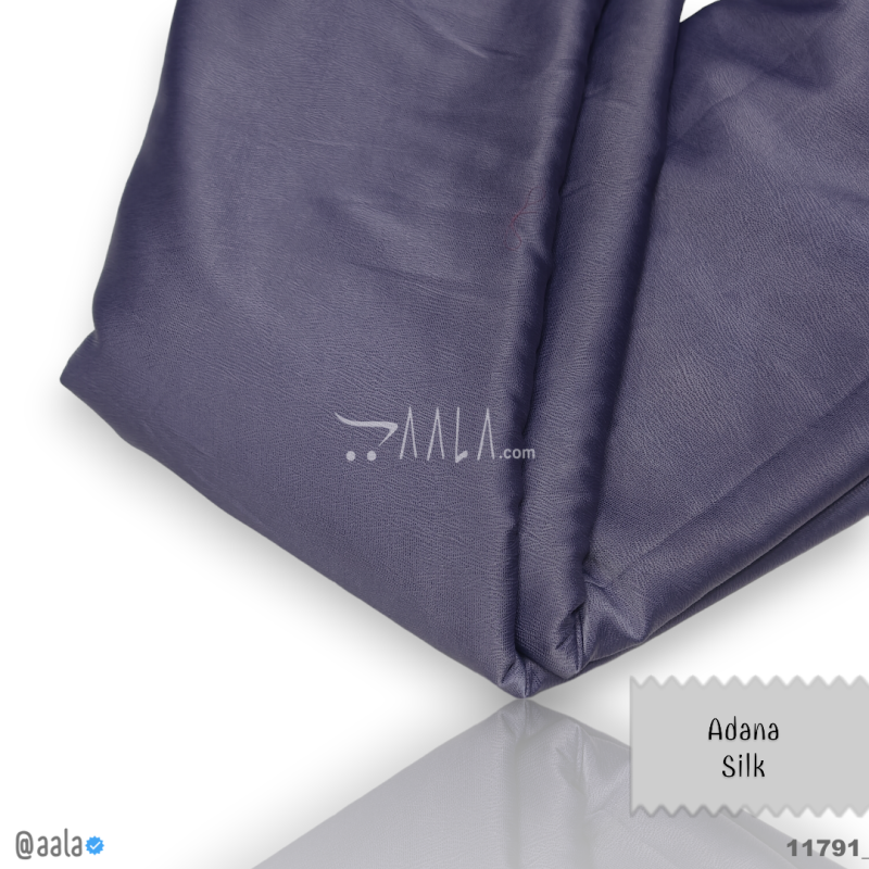 Adana Silk Blend 58-Inches PURPLE Per-Metre 

