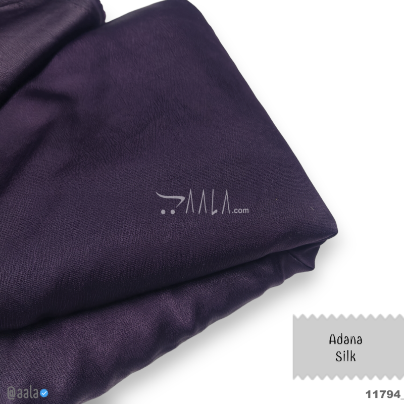 Adana Silk Blend 58-Inches WINE Per-Metre 
