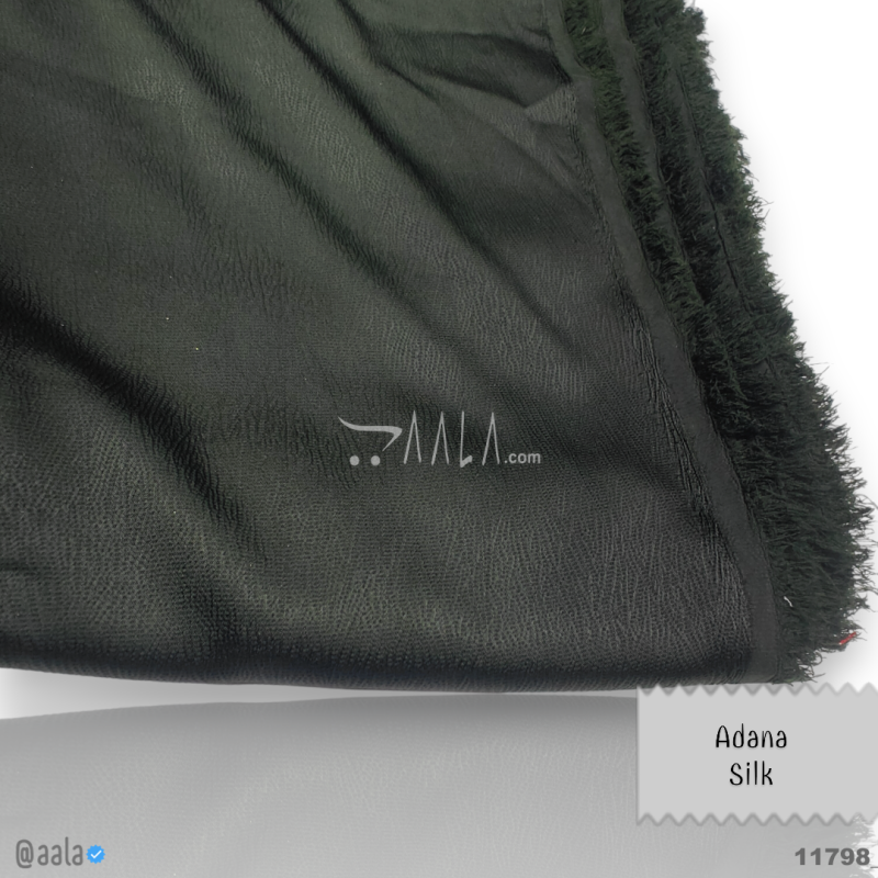 Adana Silk Blend 58-Inches GREEN Per-Metre