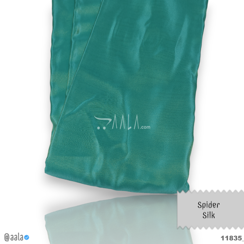 Spider Silk Blend 44-Inches GREEN Per-Metre
