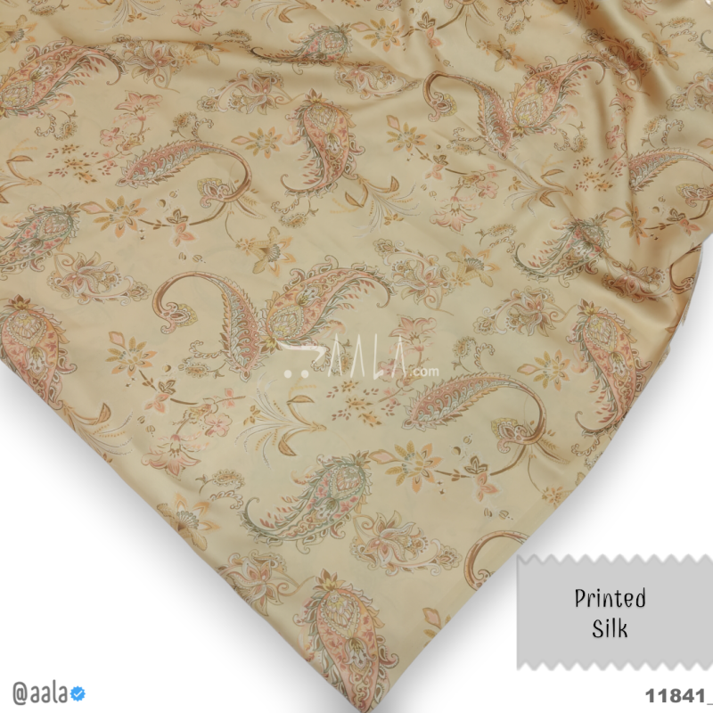 Printed Silk Blend 44-Inches PRINTED Per-Pc