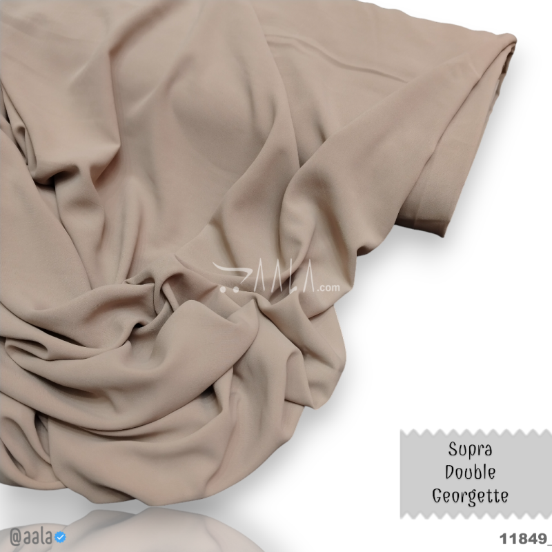 Supra Double-Georgette Blend 58-Inches BIEGE Per-Metre 