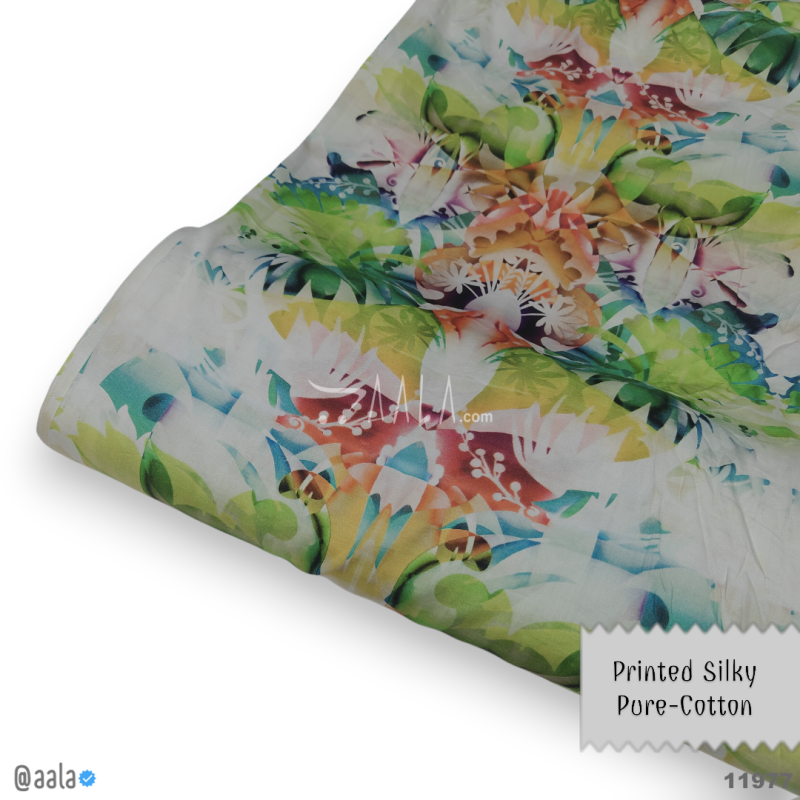 Printed-Aflatoon Cotton Cotton 44-Inches PRINTED Per-Metre