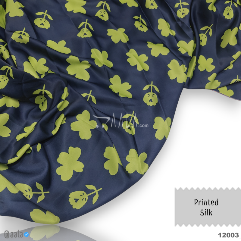 Printed Silk Blend 44-Inches PRINTED Per-Metre