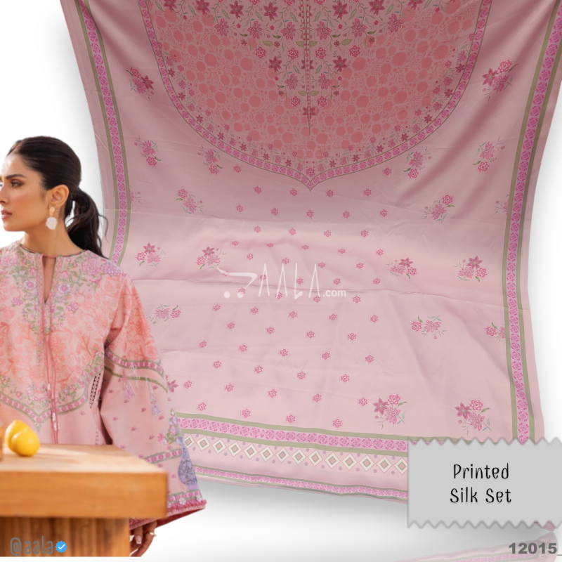 Printed Silk Blend 44-Inches PRINTED Per-Pc 
