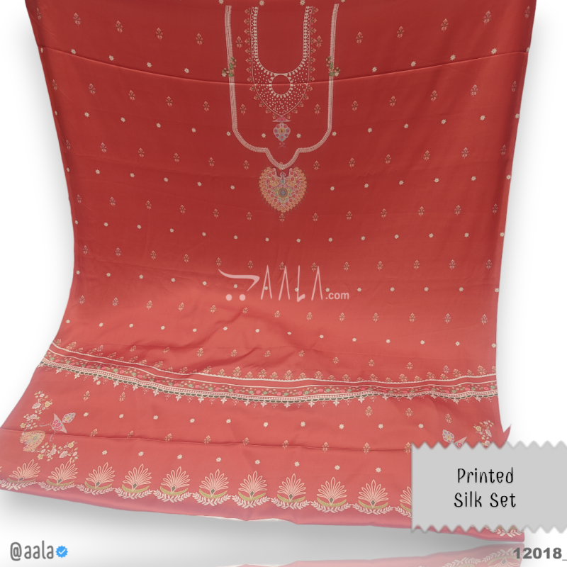 Printed Silk Blend 44-Inches PRINTED Per-Pc