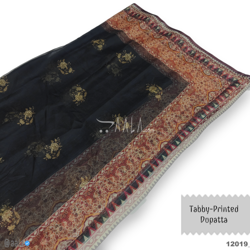 Printed-Tabby Organza Blend Dupatta-32-Inches PRINTED 2.25-Metres 