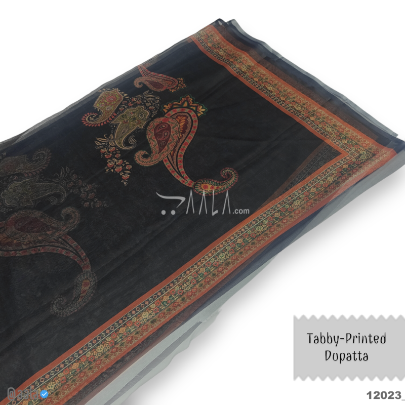 Printed-Tabby Organza Blend Dupatta-32-Inches PRINTED 2.25-Metres 