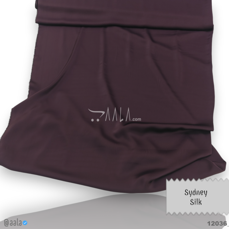Sydney Silk Blend 58-Inches PURPLE Per-Metre 