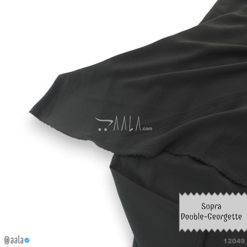 Supra Double-Georgette Blend 58-Inches GREY Per-Metre