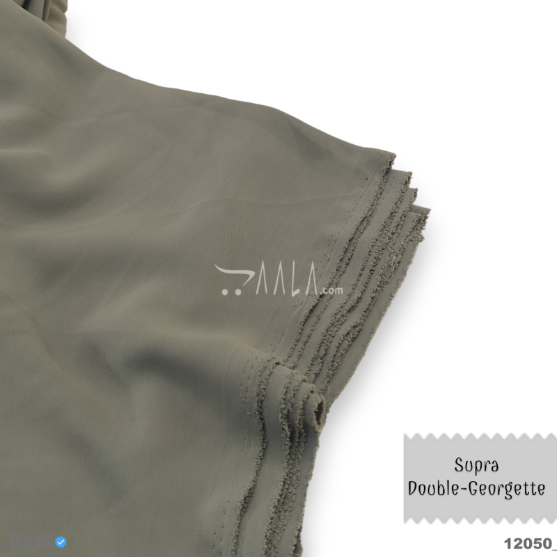 Supra Double-Georgette Blend 58-Inches GREEN Per-Metre