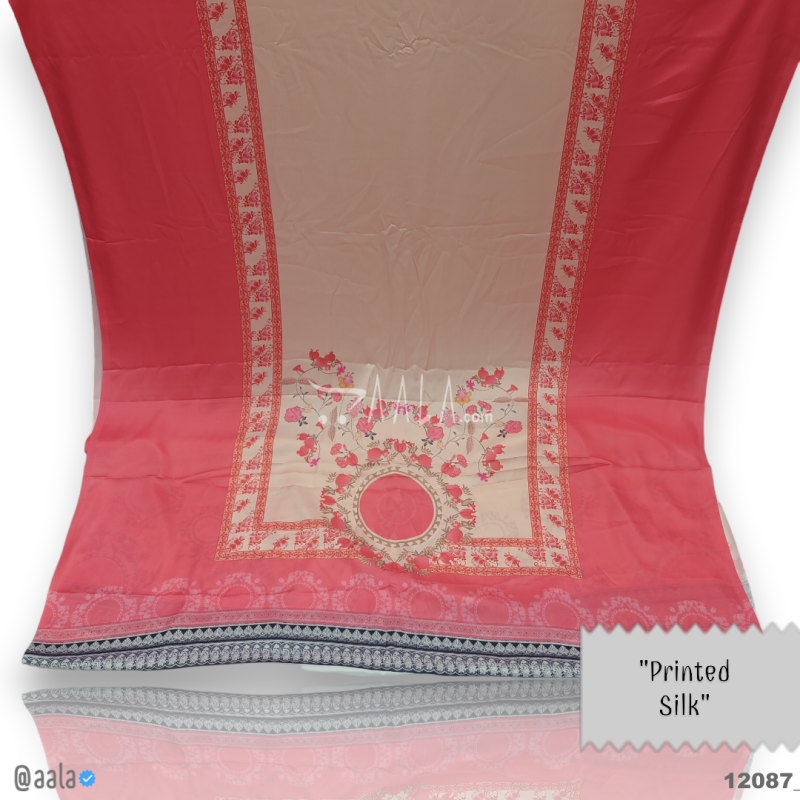 Printed Silk Blend 44-Inches PRINTED Per-Pc