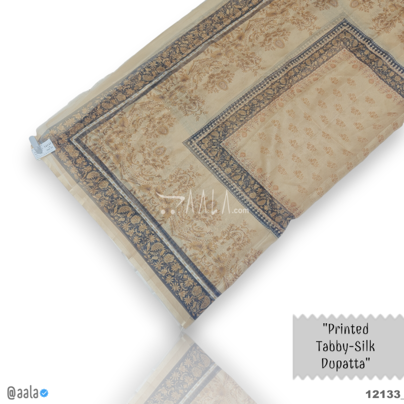 Printed-Tabby Organza Blend Dupatta-32-Inches PRINTED 2.25-Metres 