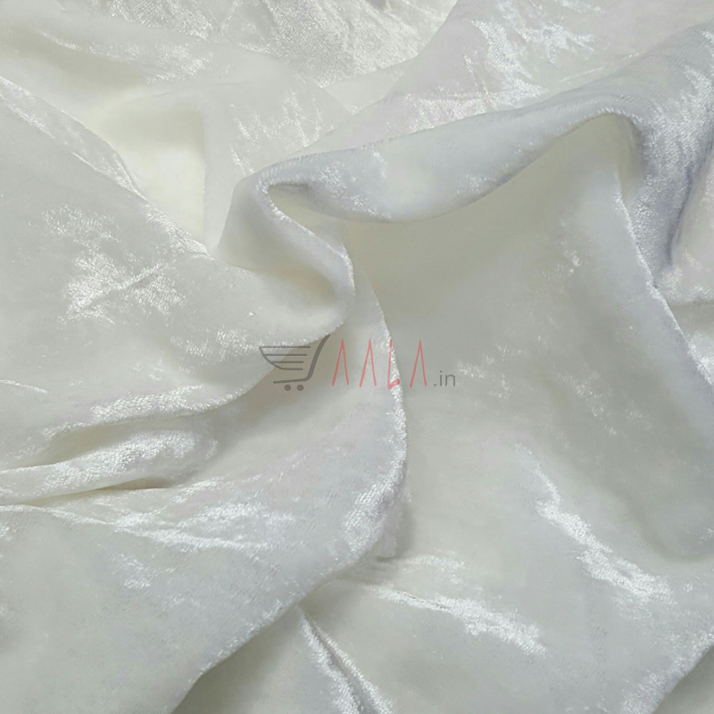 Pure Velvet Silk 185 Grams 44 Inches Dyeable Per Metre 
