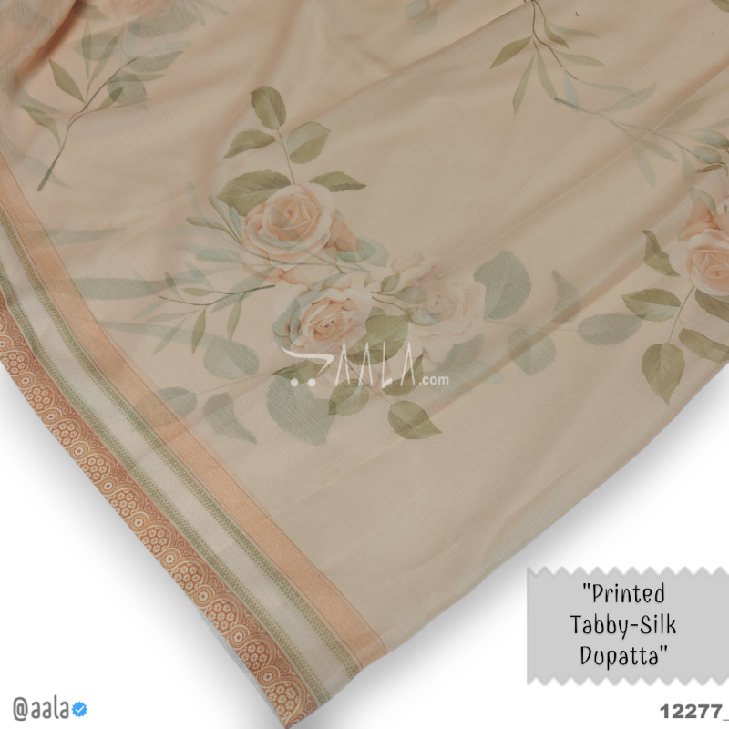 Printed-Tabby Chiffon Blend Dupatta-32-Inches PRINTED 2.25-Metres