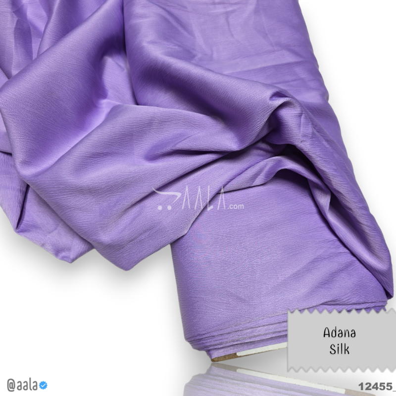 Adana Silk Blend 58-Inches PURPLE Per-Metre